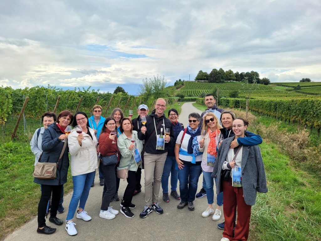 Gruppenfoto Weinwanderung